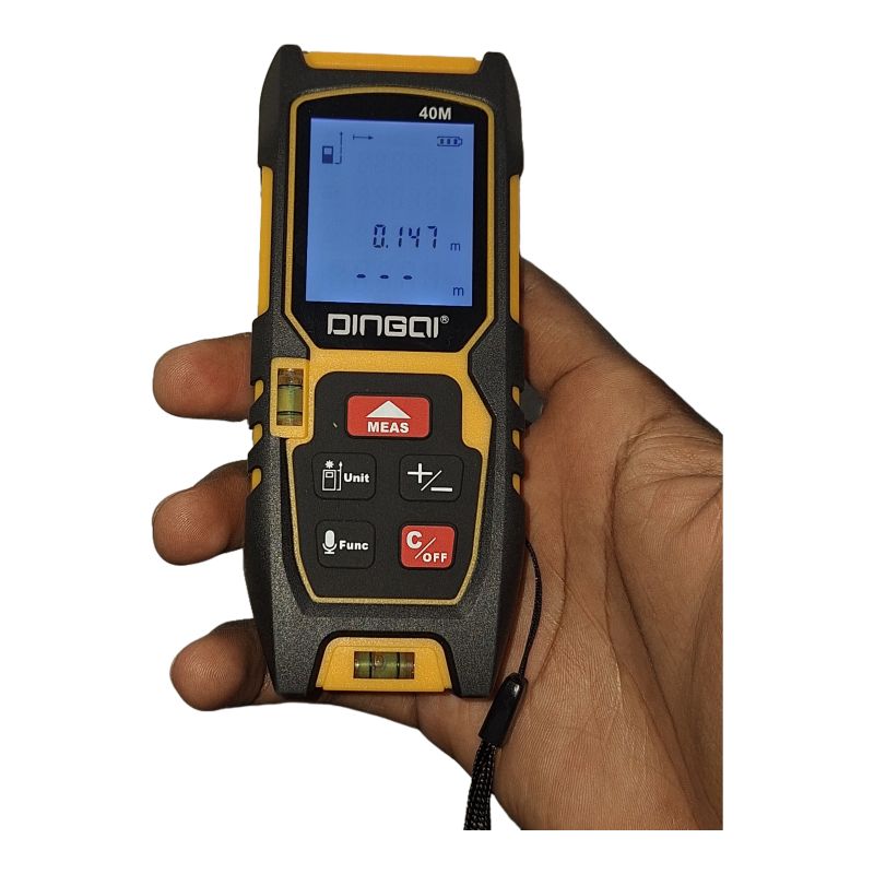 Comprar Metro Laser Medidor De Distancia 40m en Electroshopy - Ángulo 3